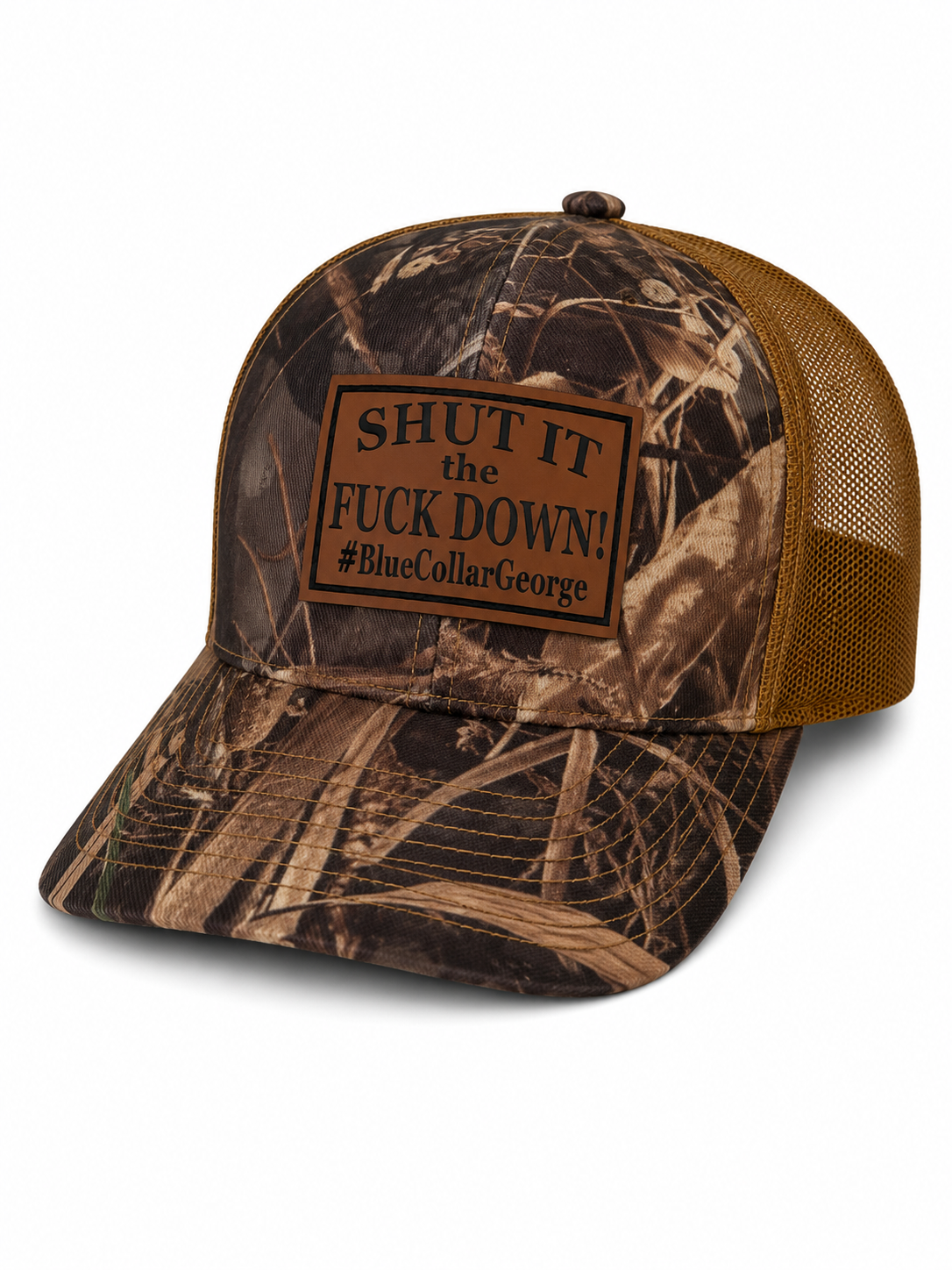 SHUT IT THE FUCK DOWN! PATCH HAT