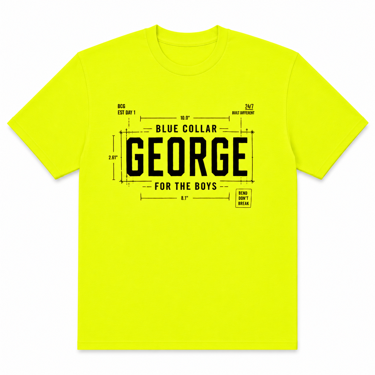 SHORT SLEEVE (SAFETY) "BCG" TEE