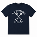 SHORT SLEEVE (NAVY) "FOR THE BOYS" TEE