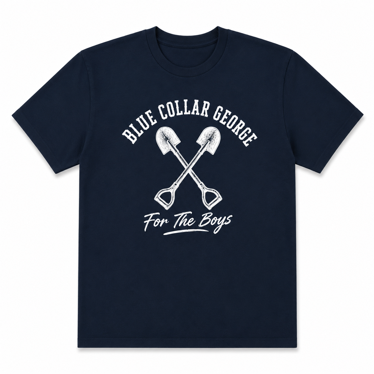 SHORT SLEEVE (NAVY) "FOR THE BOYS" TEE